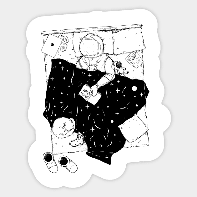 astronaut Sticker by rudoi